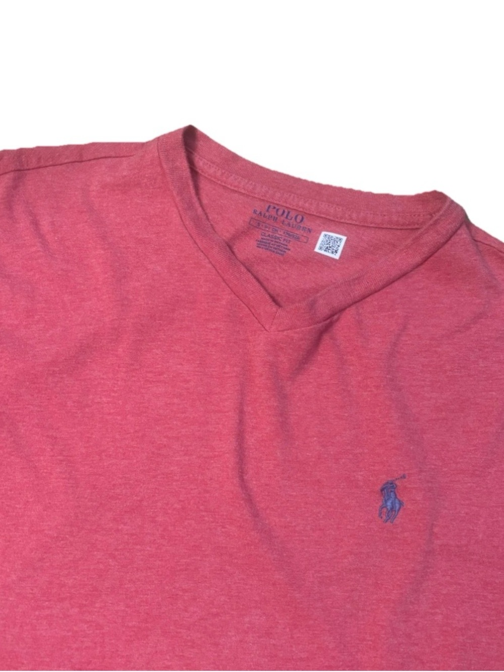 🔥 Polo Ralph Lauren Red T-Shirt Small Classic Fit | Luxury Casual Classic Tee - Picture 4 of 5